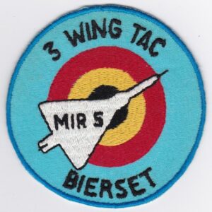 A patch with the words 5 wing tac on it.