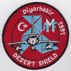 Turkish air force desert shield patch.