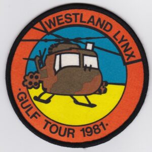 Westland lynx gulf tour patch.