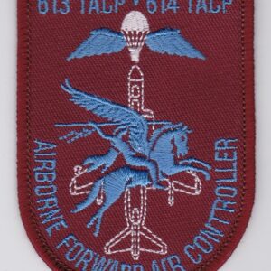 A patch with an image of an eagle on it.