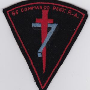 A patch with the words ss commando reg ra 7.