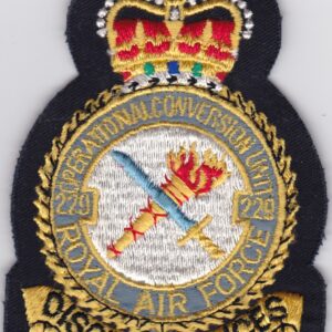 A RAF Patch 229 OCU Operational Conversion Unit Flight Crest Tornado F2 F3 for the royal air force.