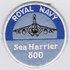 Royal navy sea harrier 800 patch.