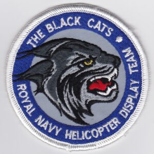 The black cats royal navy helicopter patch.