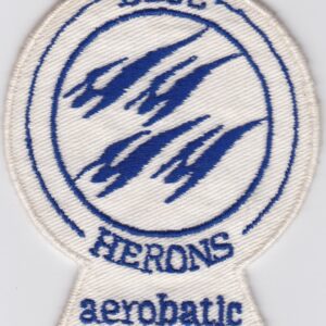 Blue herons aerobatic team patch.