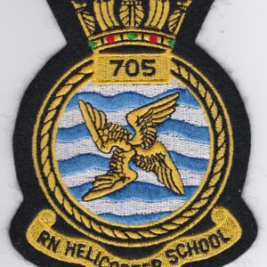 Rh helicopter school embroidered patch.