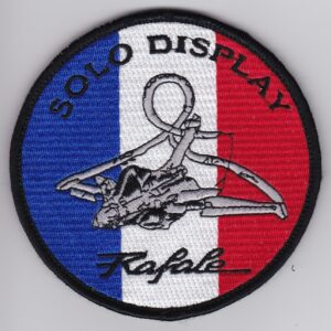A patch with the word solo display on it.