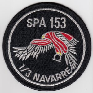 A patch with the word spa 153 on it.