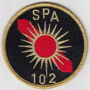 A patch with the word spa 1012 on it.