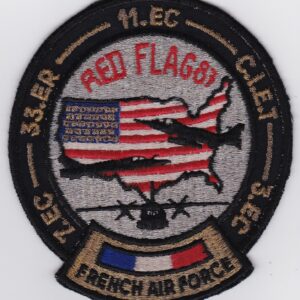 French air force red flag patch.