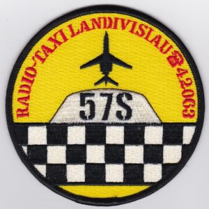 A patch with a plane on it.