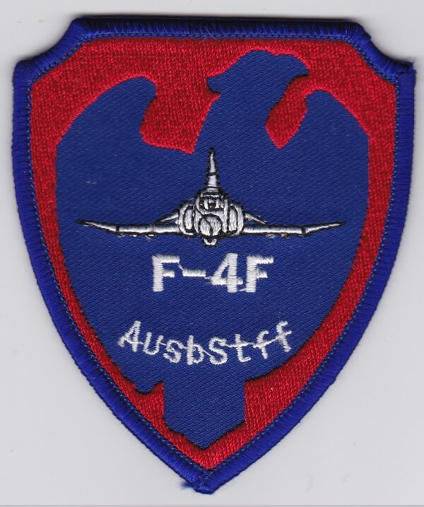 A patch with the words f-4f ausstaff on it.