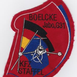 German Air Force Patch Jabog 31 Boelcke F-104 Starfighter KFZ Staffel