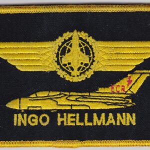 A patch with the words ingo hellmann on it.