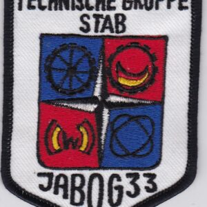 A badge that says techniche group stab jabog3.