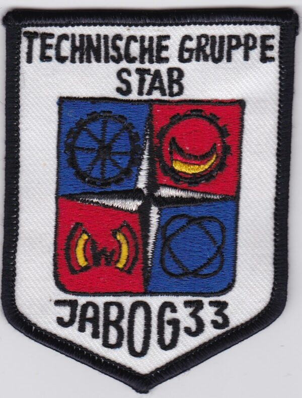 A badge that says techniche group stab jabog3.