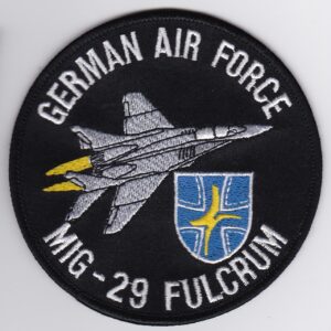 German air force mg 29 flutrum patch.