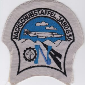 A patch with the logo of a plane on it.