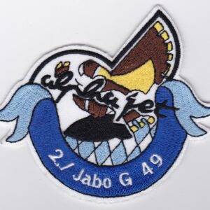 A patch with an eagle on it.