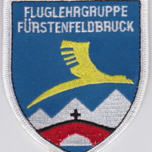 A badge with the words flugelgruppe furstfeldbruck.