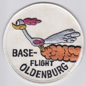 A patch with the words base flight oldenburg.