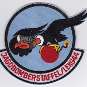 A patch with an eagle on it.