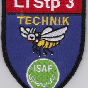 A badge with the words ltsp 3 technik.