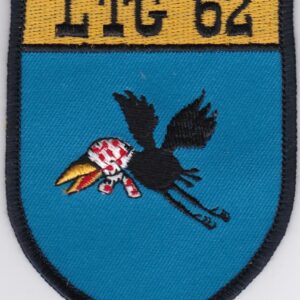 German Air Force Patch Ltg 62 Blue Color.