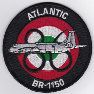 A patch with the word atlantic on it.