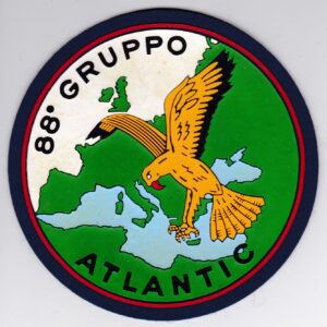 An eagle with the words 89 gruppo atlantic on it.