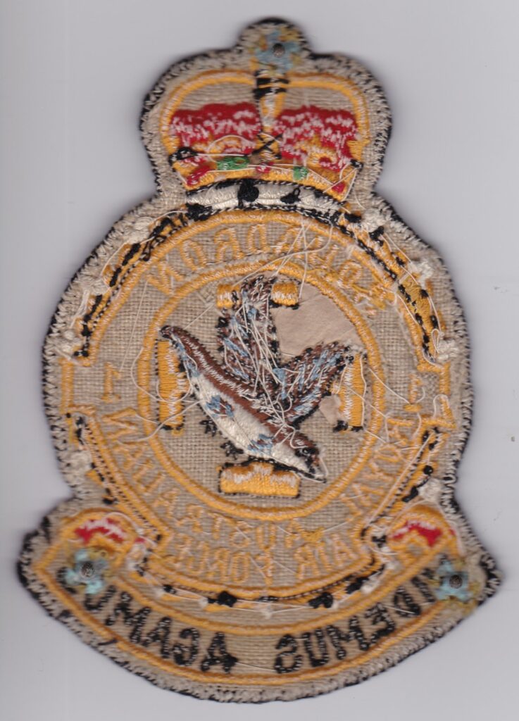 RAAF Patch 1 Squadron Royal Australian Air Force Crest Lincoln Bomber