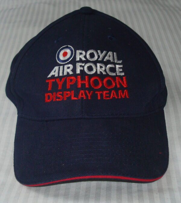 Royal air force typhoon display team hat.