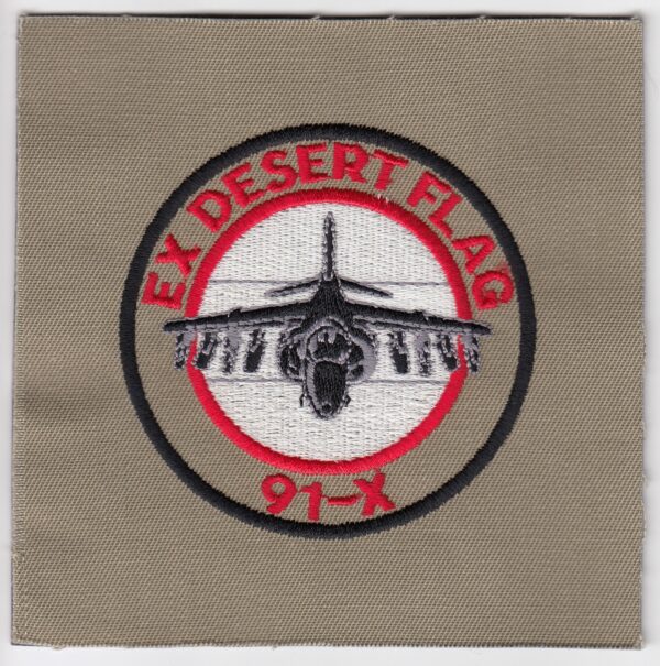 Ef desert flag embroidered patch.