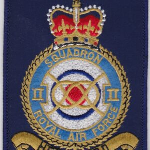 A badge with the words squardron ii royal air force hewward.