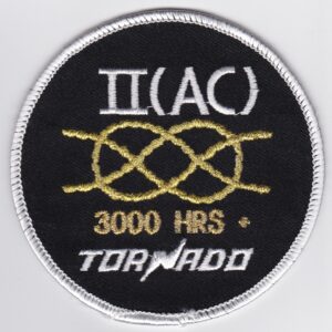 A patch with the word aac on it.