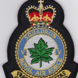 Squadron royal air force embroidered patch.