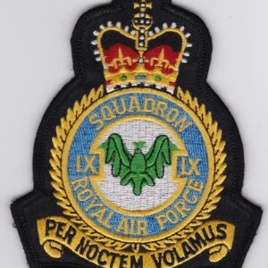 Squardron royal air force embroidered patch.