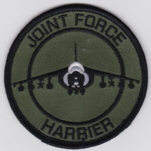 Joint force harrier patch of green color.