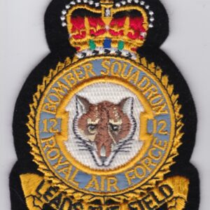 RAF 12 Squadron Crest Patch Royal Air Force Bomber 1986 S 2B Buccaneer RAF Lossiemouth Maritime Nuclear Strike