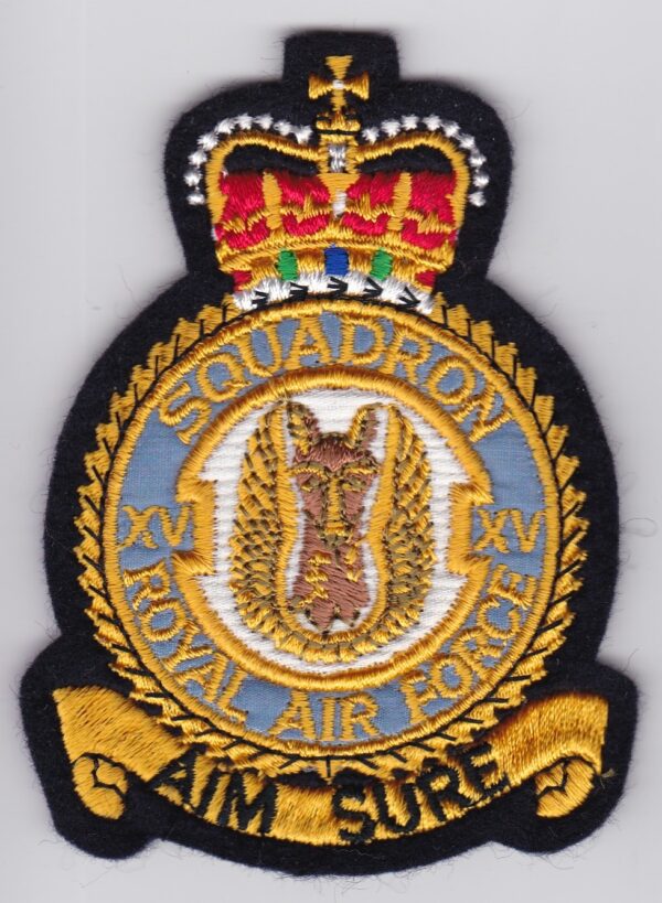 RAF 15 Squadron Crest Air Force Patch Royal Air Force XV Buccaneer 1979 Buccaneer S2B Tactical Nuclear Strike RAF Laarbruch West Germany