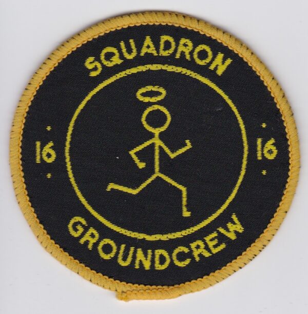 RAF 16 Squadron Buccaneer Patch 16 Royal Air Force Buccaneer Groundcrew Patch