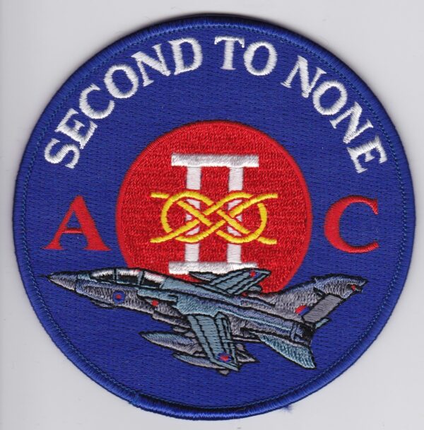 Second to none ac embroidered patch.