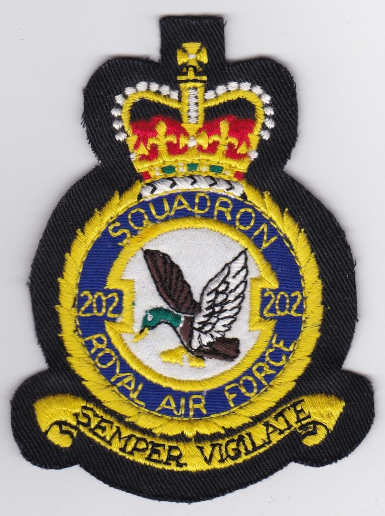 RAF Patch 202 Squadron Royal Air Force Crest Patch SAR Whirlwind