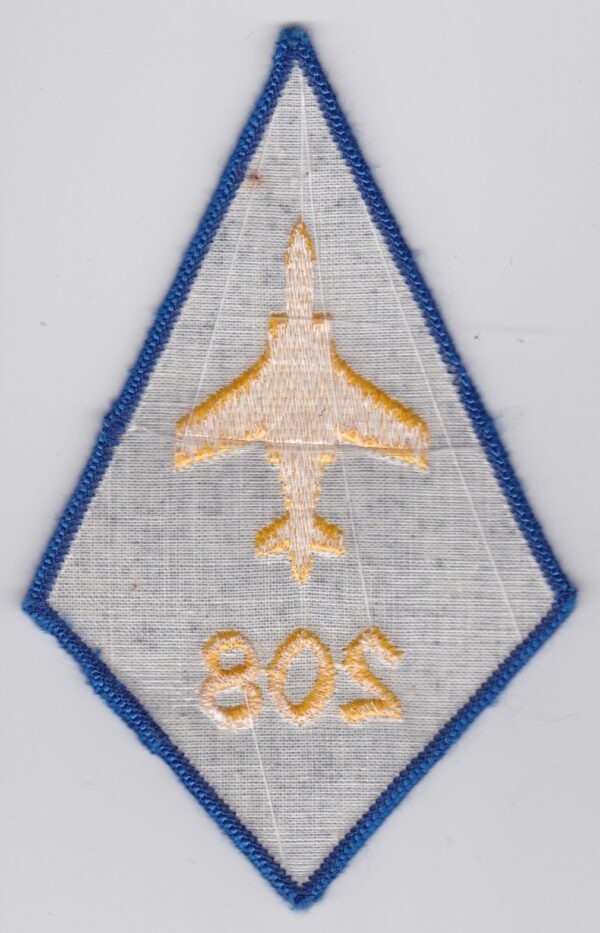 808th Fighter Squadron patch with airplane.