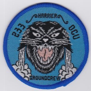 RAF 233 OCU Patch Operational Conversion Unit Royal Air Force Harrier Groundcrew Ops