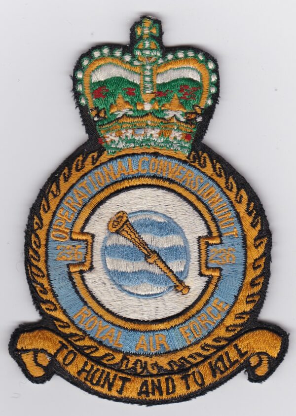 British royal air force - hunt to kill embroidered patch.