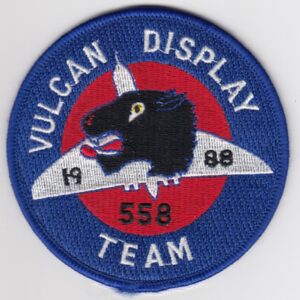 RAF Vulcan Display Team Patch Royal Air Force 1988 558