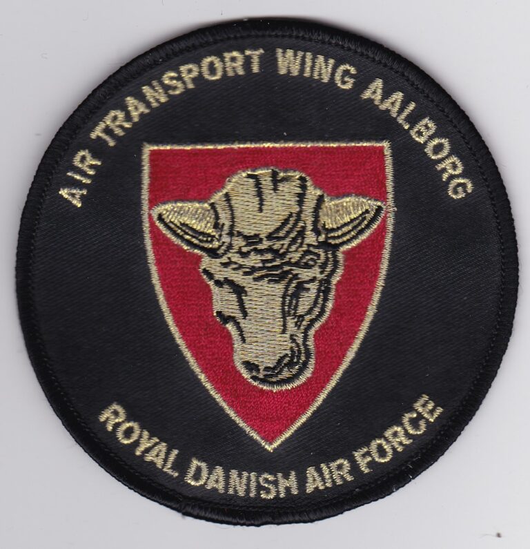 Rdaf Patch RDAF Patch Royal Danish Air Force 721 Esk Air Transport Wing b
