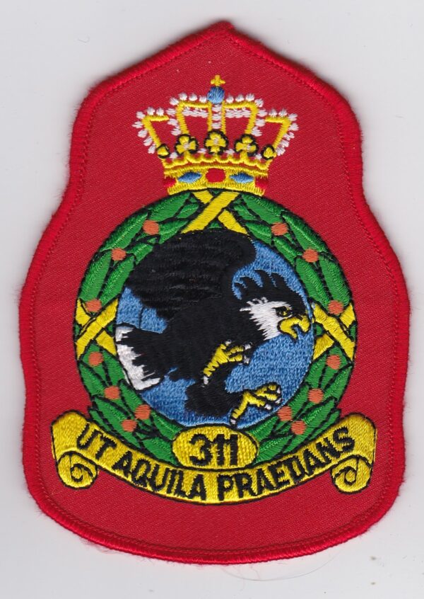 Netherlands 311 Sqn Patch Squadron Crest RNLAF Royal Netherlands Air Force