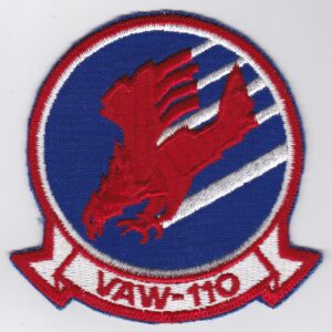 A patch with the word vaw-10 on it.